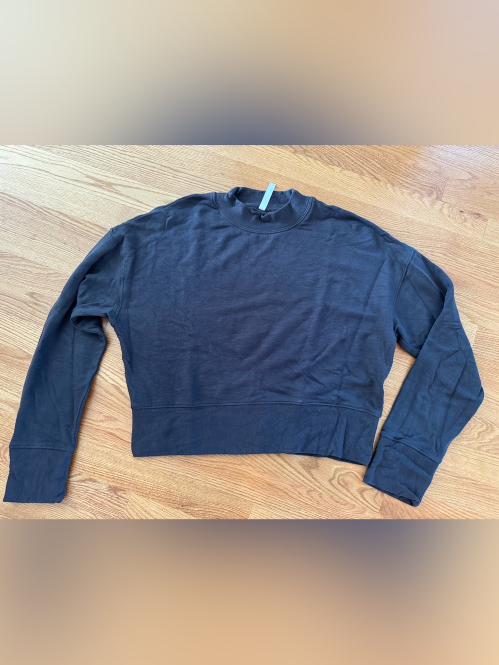 Fabletics Gray Mock Neck Sweatshirt- Medium